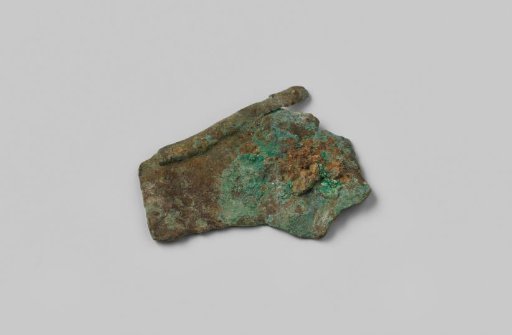 Fragment of copper plate work from the wreck of the East Indiaman Hollandia