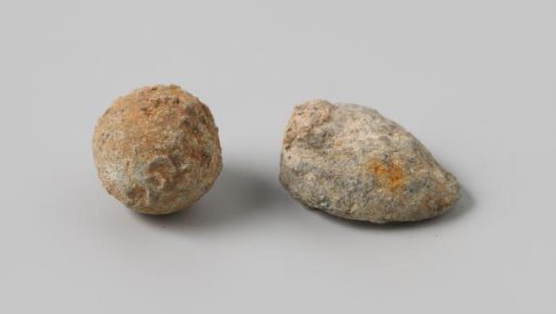Musket balls from the wreck of the East Indiaman Hollandia