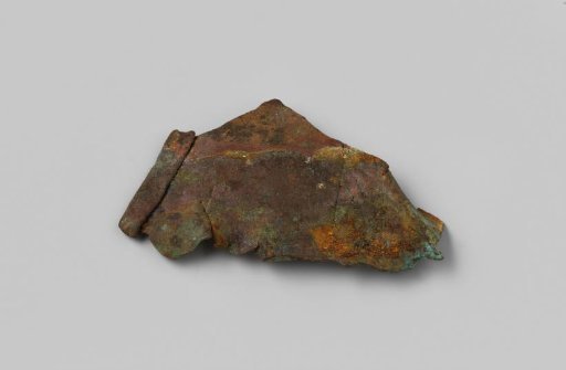 Fragment of copper plate work from the wreck of the East Indiaman Hollandia