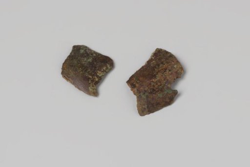 Copper fragments from the wreck of the East Indiaman Hollandia