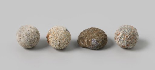 Musket balls from the wreck of the East Indiaman Hollandia