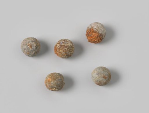 Musket Balls from the Wreck of the East Indiaman Hollandia