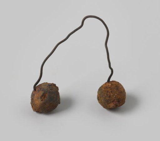 Chain shot from the wreck of the East Indiaman Hollandia