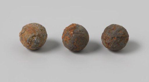 Musket Balls from the Wreck of the East Indiaman Hollandia