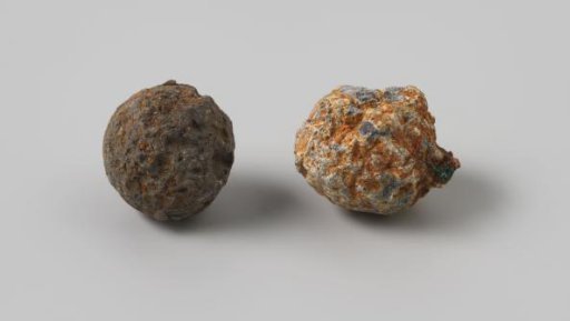 Musket balls from the wreck of the Dutch East Indiaman Hollandia