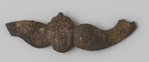 Fragment of a screw plate from a musket from the wreck of the East Indiaman Hollandia