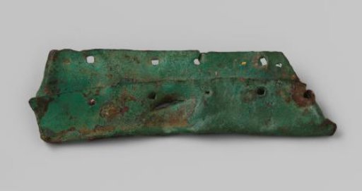 Fragment of copper plate work from the wreck of the East Indiaman Hollandia