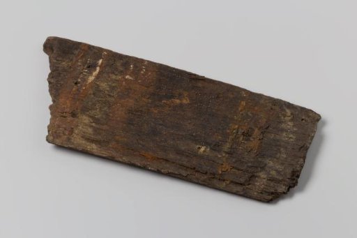 Stave of a cask from the wreck of the East Indiaman Hollandia