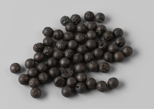 Musket balls  from the wreck of the Dutch East Indiaman Hollandia