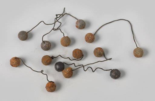Chain shot from the wreck of the East Indiaman Hollandia