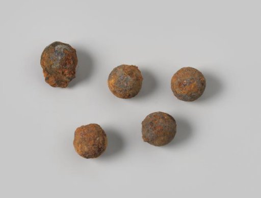 Musket balls from the wreck of the East Indiaman Hollandia