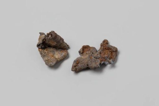 Lead fragments from the wreck of the East Indiaman Hollandia
