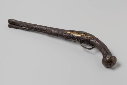 Pistol with side plate  from the wreck of the Dutch East Indiaman Hollandia