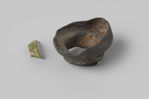 Screw Fitting and Glass Shard from the Wreck of the East Indiaman Hollandia