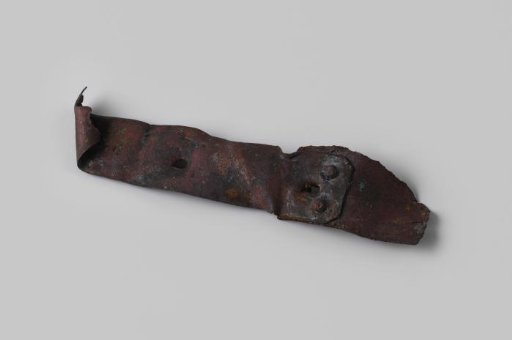 Fragment of copper sheeting from the wreck of the East Indiaman Hollandia