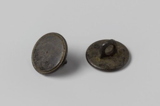 Two buttons from the wreck of the East Indiaman Hollandia