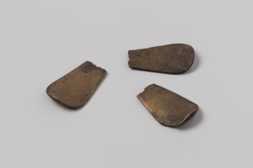 Fragments of Fork or Spoon Handles from the Wreck of the East Indiaman Hollandia