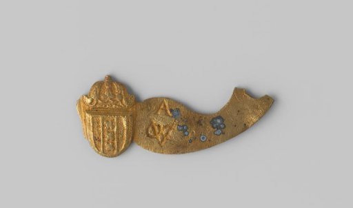 Musket side plate fragment from the wreck of the Dutch East Indiaman Hollandia