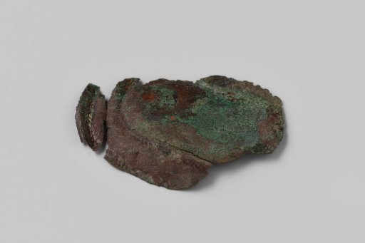 Copper fragment from the wreck of the East Indiaman Hollandia