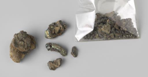 Screw cap and fitting from the wreck of the Dutch East Indiaman Hollandia