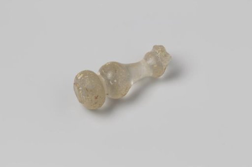 Baluster-shaped stem of a flute glass from the wreck of the East Indiaman Hollandia