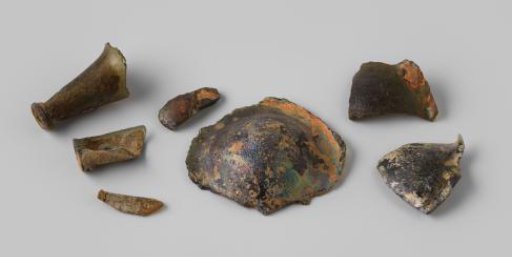 Bottom and Neck Fragments of Wine Bottles from the Wreck of the East Indiaman Hollandia