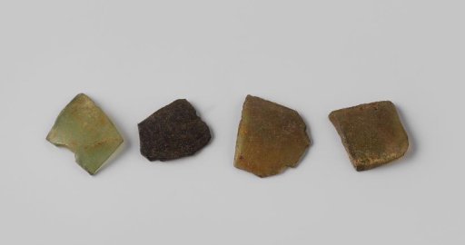 Fragments of wine bottles from the wreck of the East Indiaman Hollandia