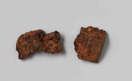 Fragments of iron from the wreck of the East Indiaman Hollandia