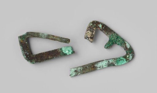 Fragments of a buckle from the wreck of the East Indiaman Hollandia