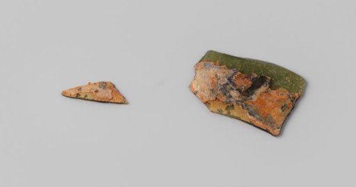 Fragments of wine bottles from the wreck of the East Indiaman Hollandia