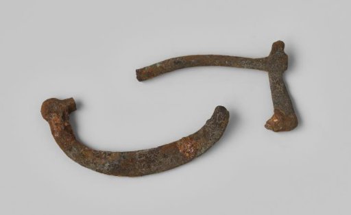 Fragments of a buckle from the wreck of the East Indiaman Hollandia