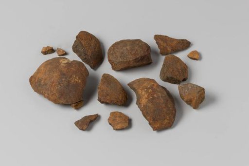 Shrapnel from the wreck of the East Indiaman Hollandia