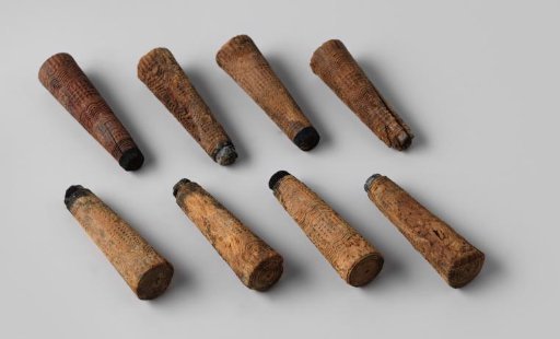 Knife Handles and Loose Copper Rings from the Wreck of the East Indiaman Hollandia