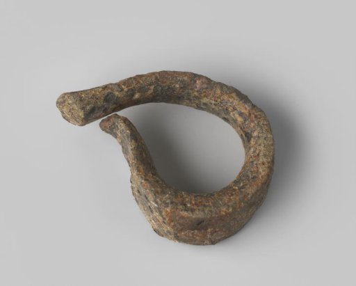 Handle of a cannon from the wreck of the East Indiaman Hollandia