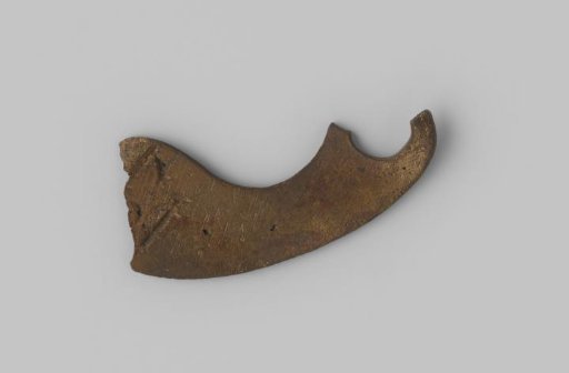 Fragment of a screw plate from a musket from the wreck of the East Indiaman Hollandia