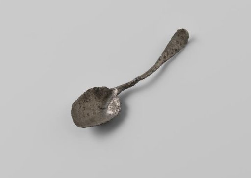 Pewter spoon from the wreck of the Dutch East Indiaman Hollandia