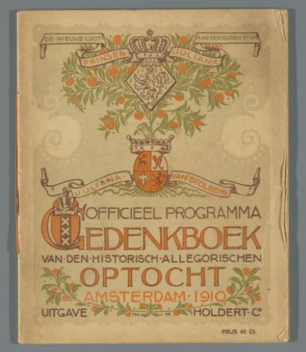 Commemorative book of the historical allegorical procession