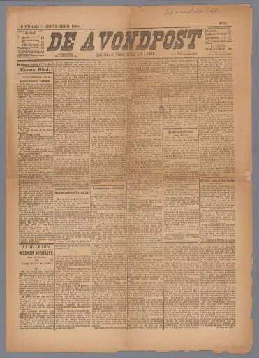 The Evening Post; daily newspaper for town and country