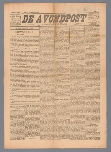 The Evening Post; daily newspaper for town and country