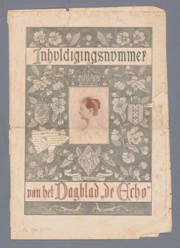 Inaugural issue of the newspaper "The Echo"