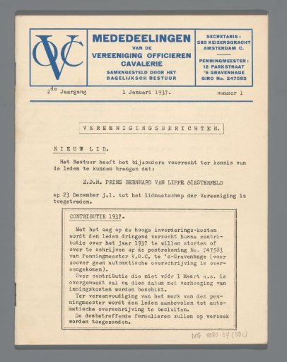 Communications of the Association of Cavalry Officers