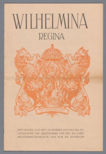 Wilhelmina Regina / General Commercial Gazette