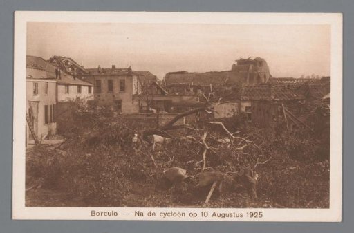 Borculo -- After the cyclone on 10 August 1925