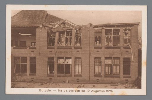 Borculo -- After the cyclone on 10 August 1925