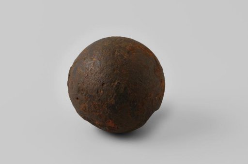 Cannonball from the wreck of the Dutch East Indiaman 't Vliegend Hart