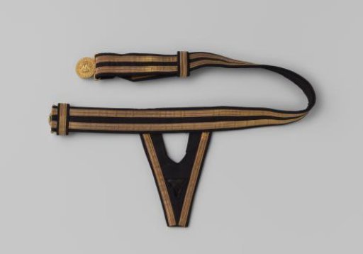 Sword belt of the coat of Ambassador A.H.J. Lovink