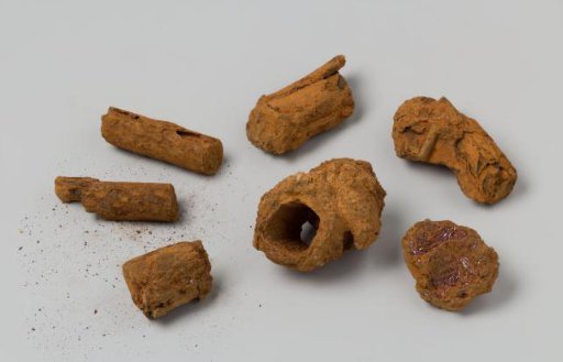 Iron concretions from the wreck of the East Indiaman 't Vliegend Hart, lost in 1735