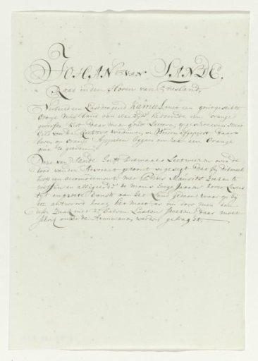 Satirical verse on the portrait of Johan van de Sande