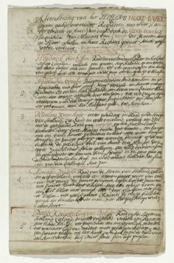 Written explanation of the 24 judges, the fiscals and the provost