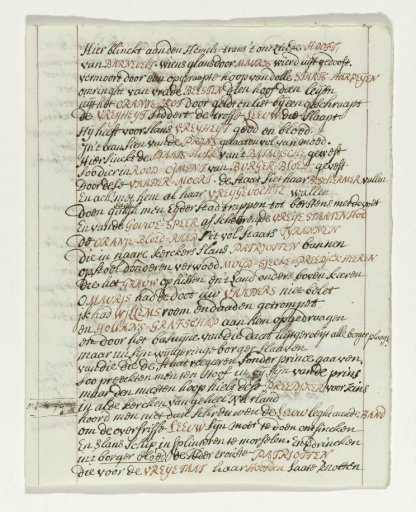 Explanation of the drawing of the County of Holland versus the Free Republic